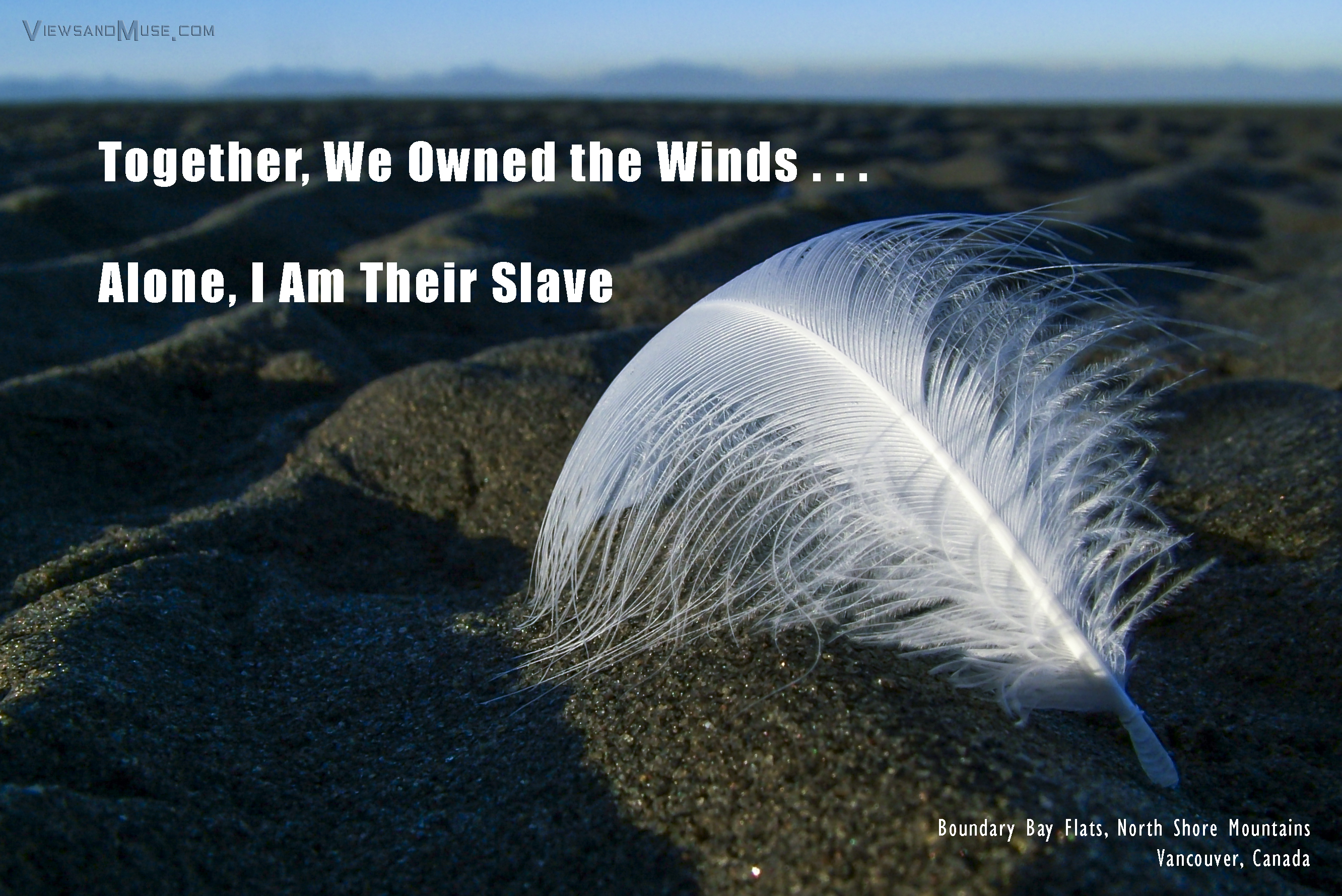 Together, we owned the winds. Alone, I am their slave.